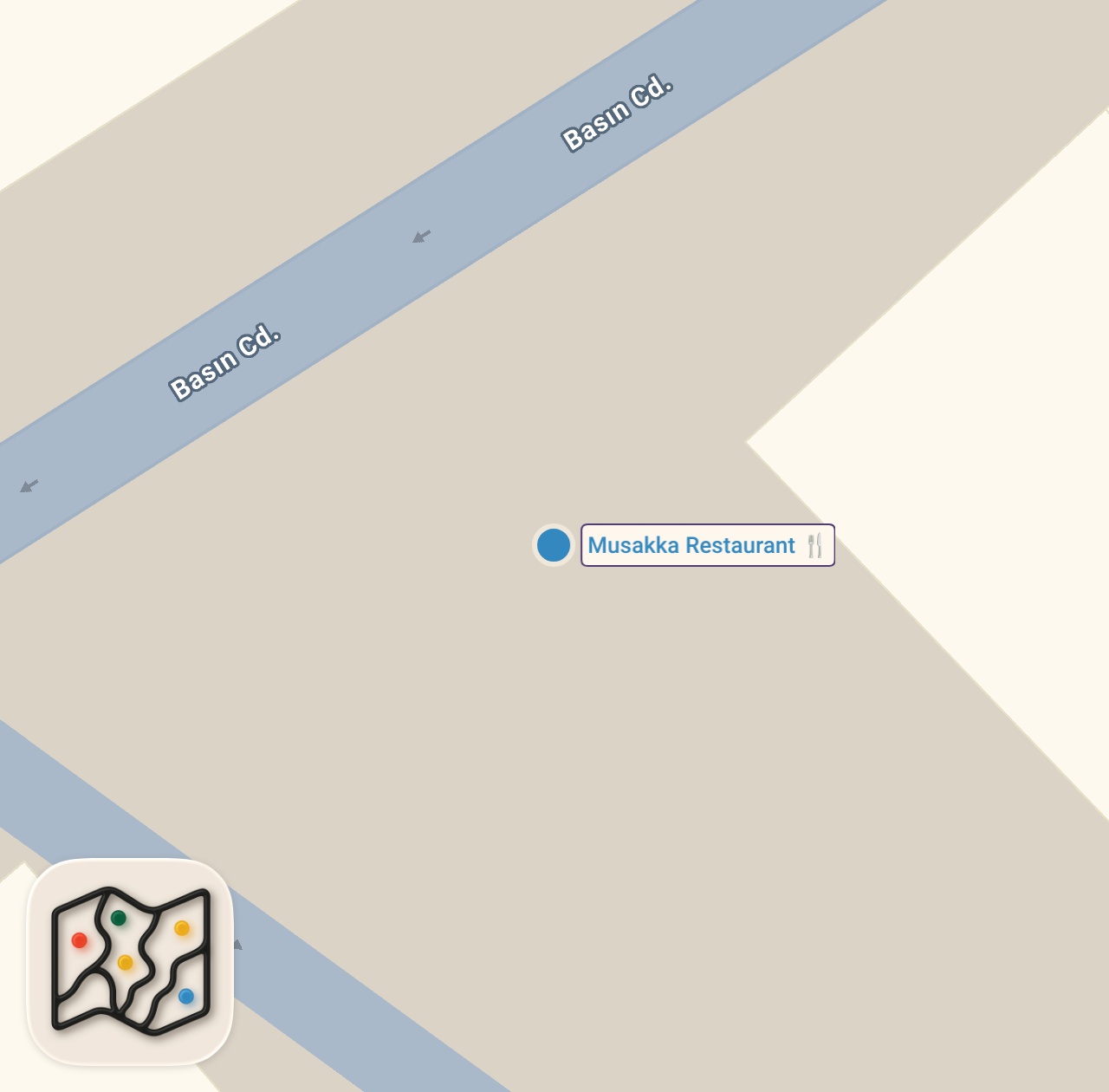 Map preview for ANNE ELİ DEĞİNCE LEZZET KATLANMIŞ AFYON MUSAKKA RESTAURANT