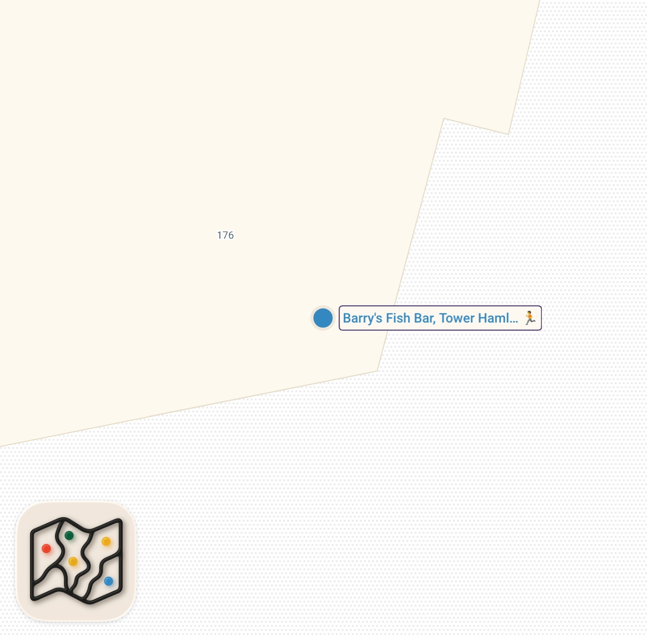 Map of 1 spots from I Tried the Worst Fish & Chips