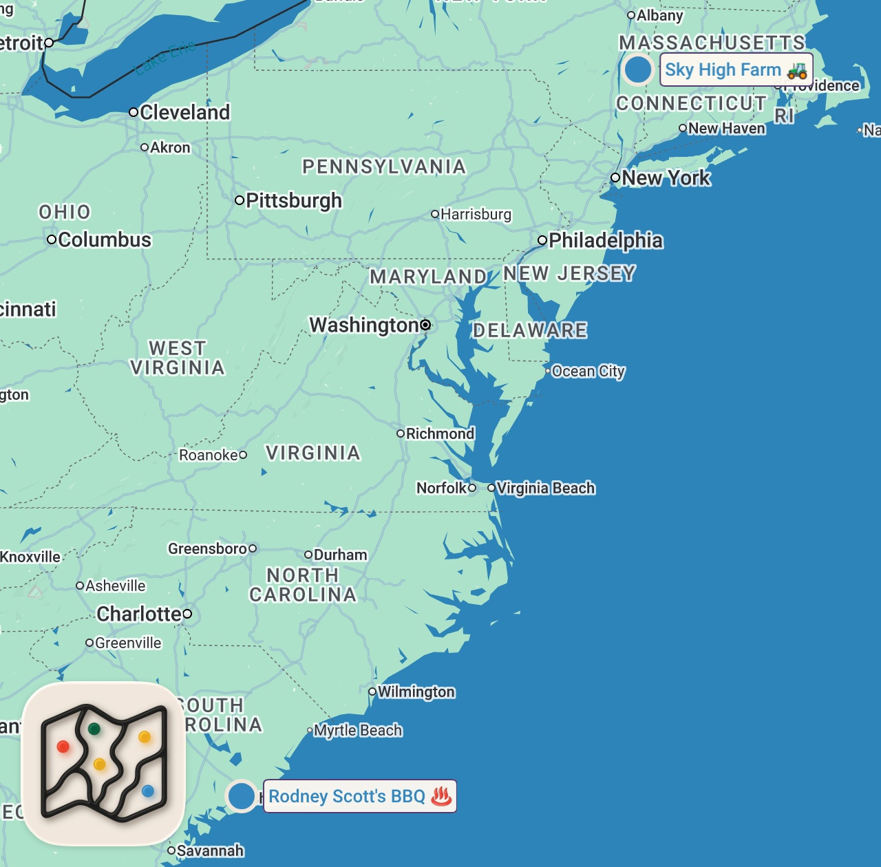 Map preview for What Makes a Better Glaze for Ribs: Fireball Whiskey or Dr Pepper? — Prime Time