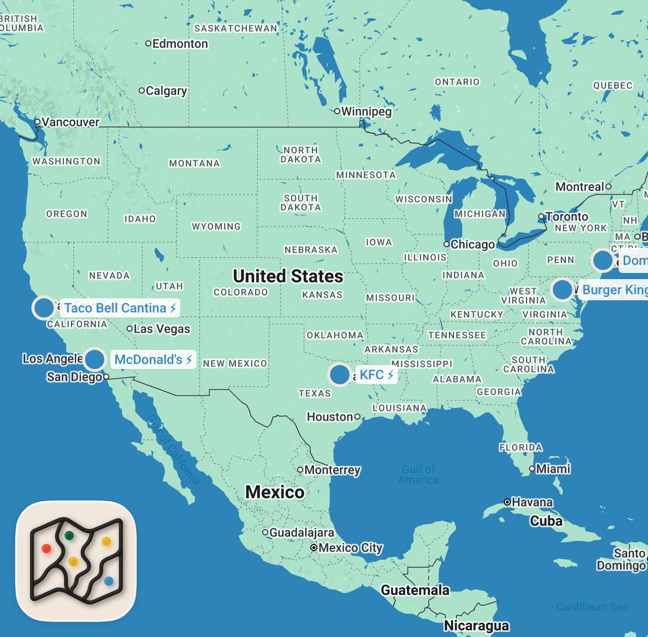 Map preview for How Fast Food Chains Have Changed: 2020 vs 2024 (US Vs UK) I Food Wars | Insider Food