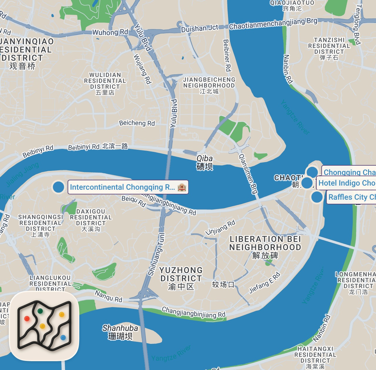 Map preview for From Wartime Capital To China's Futuristic City Under 30 Years Which Will Amaze You - Chongqing 🇨🇳