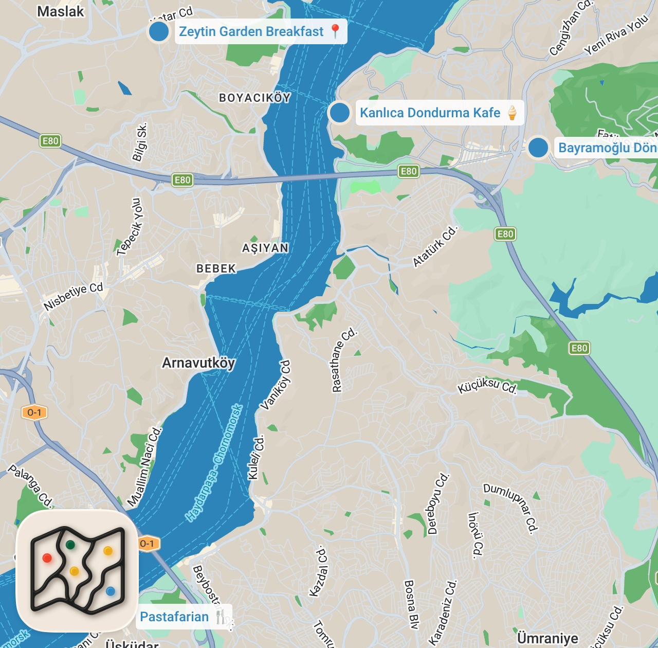 Map preview for YAPAY ZEKA LEZZETLERİ – 1. Bölüm (İstanbul’un En Meşhur Döneri: Günde 1.3 ton satıyorlar)