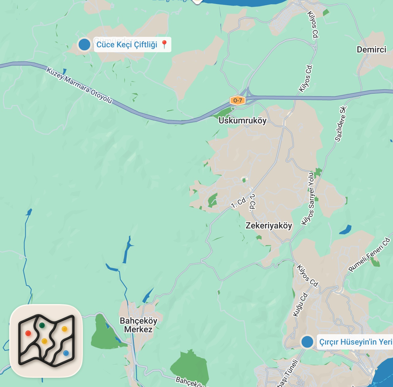 Map preview for İSTANBUL’A YAKIN NEFİS LEZZETLER - Hesaplar Senden Bölüm 20 - Ayaküstü Lezzetler