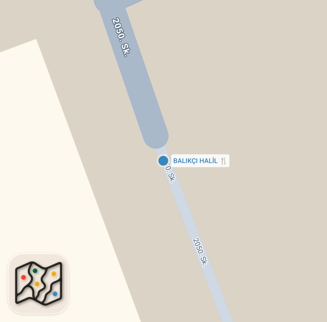 Map preview for Orkinostan balık ekmek🐟🐠 Reklam Balıkçı Halil Mersin