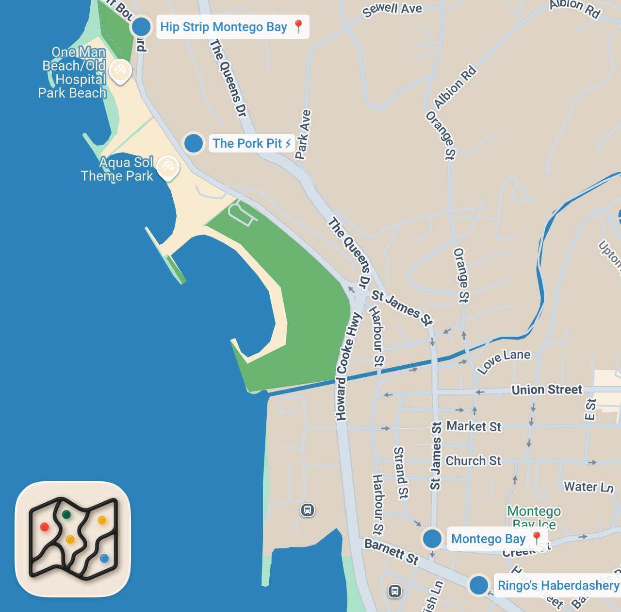 Map preview for Jamaican Food is Unbelievable (Woohoo) 🇯🇲 #streetfood