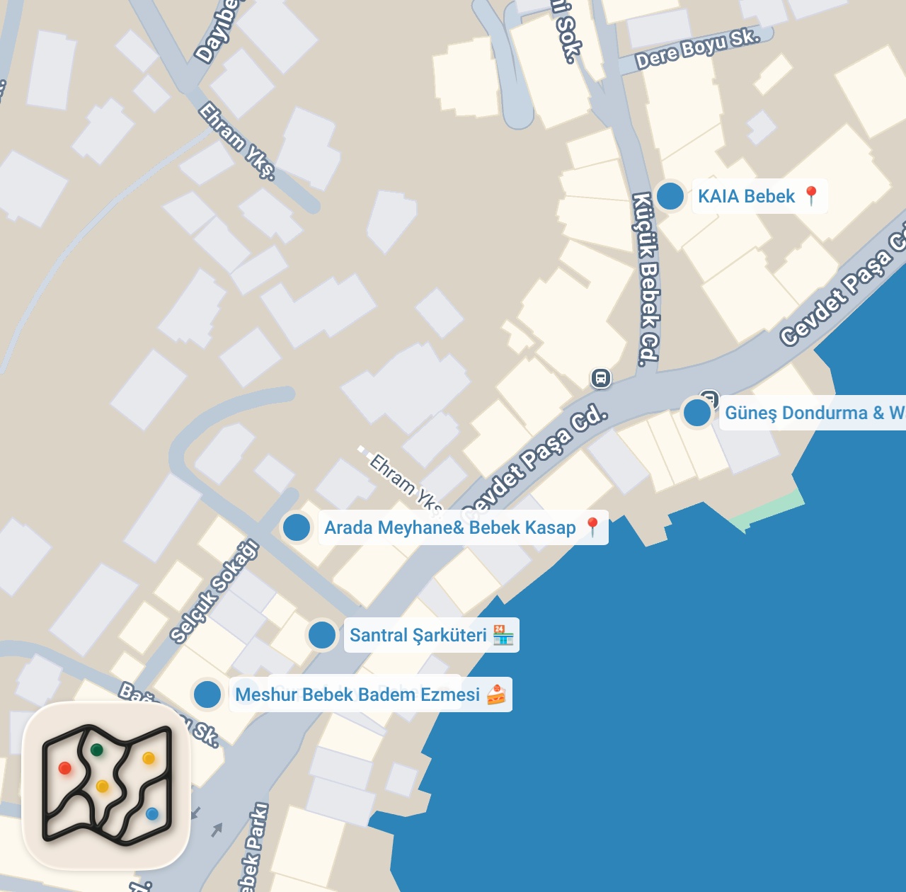 Map preview for BEBEK LEZZET REHBERİ - Ayaküstü Lezzetler