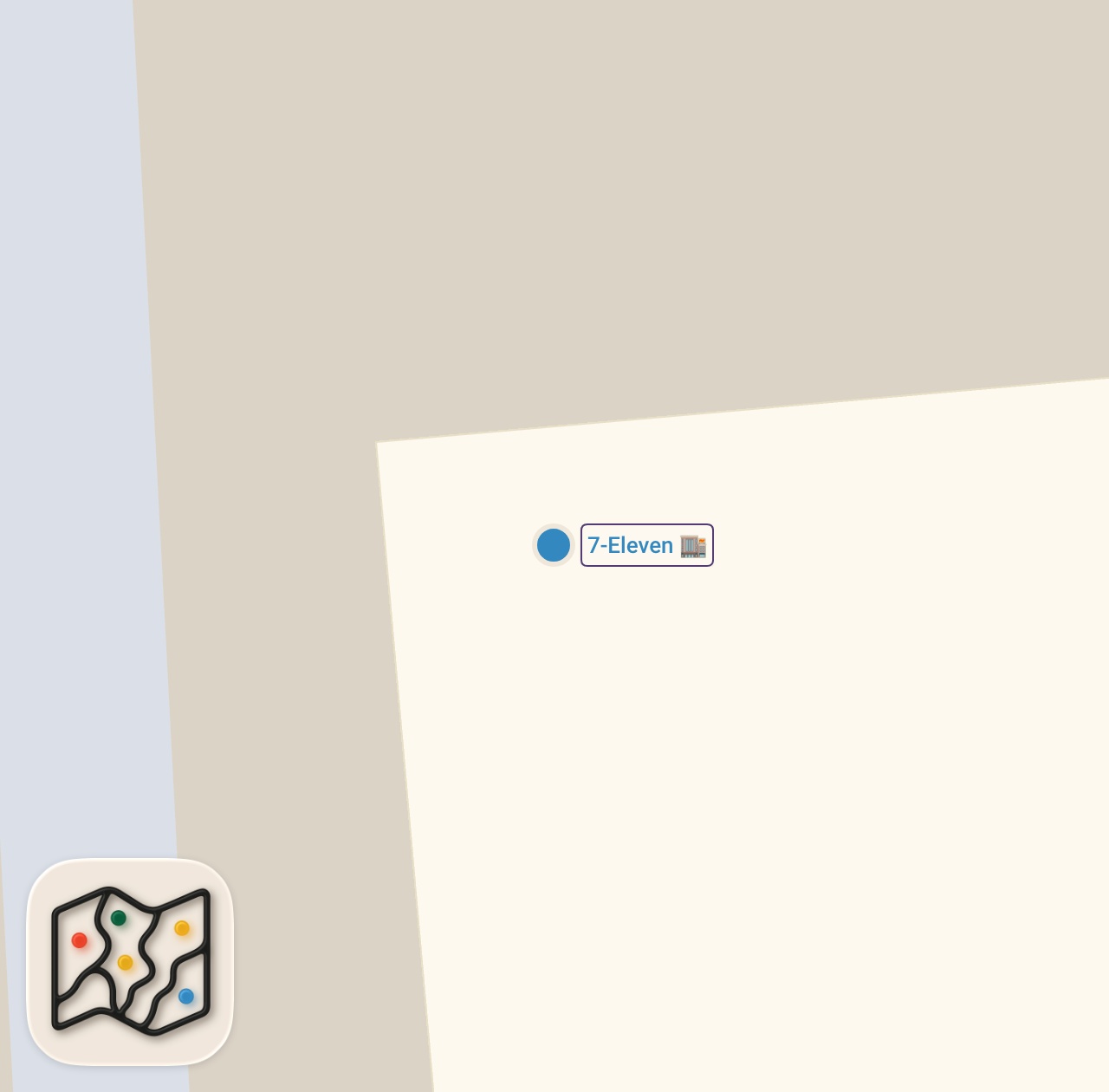 Map of 1 spots from Eating at 7-Eleven's New RESTAURANTS!! (This is CRAZY)