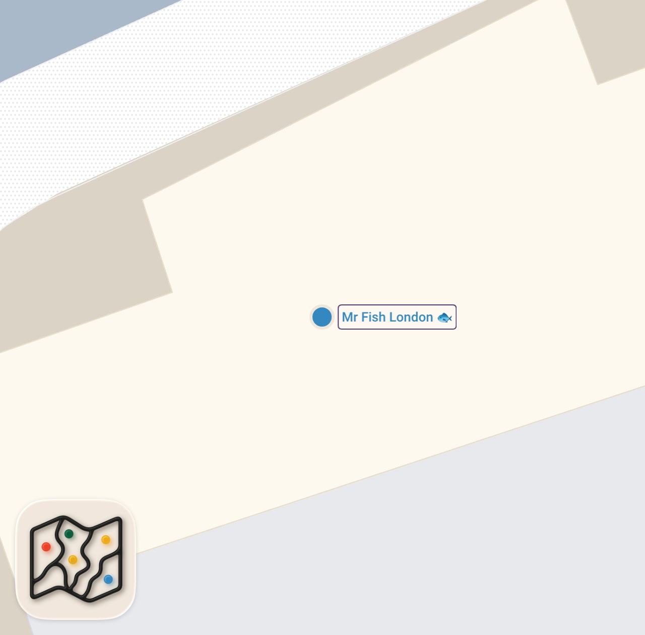Map of 1 spots from Cod, Chips, Mushy Peas & Curry Sauce – London’s Family-Run Mr Fish Review 🍽️