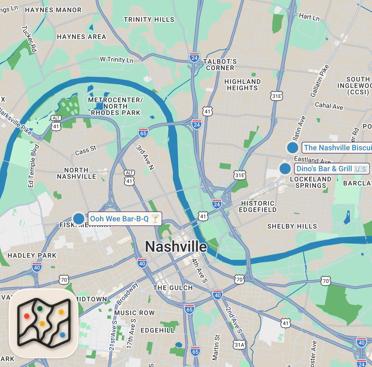 Map preview for Eating At SKETCHY Restaurants For 24 Hours (BAD IDEA...)
