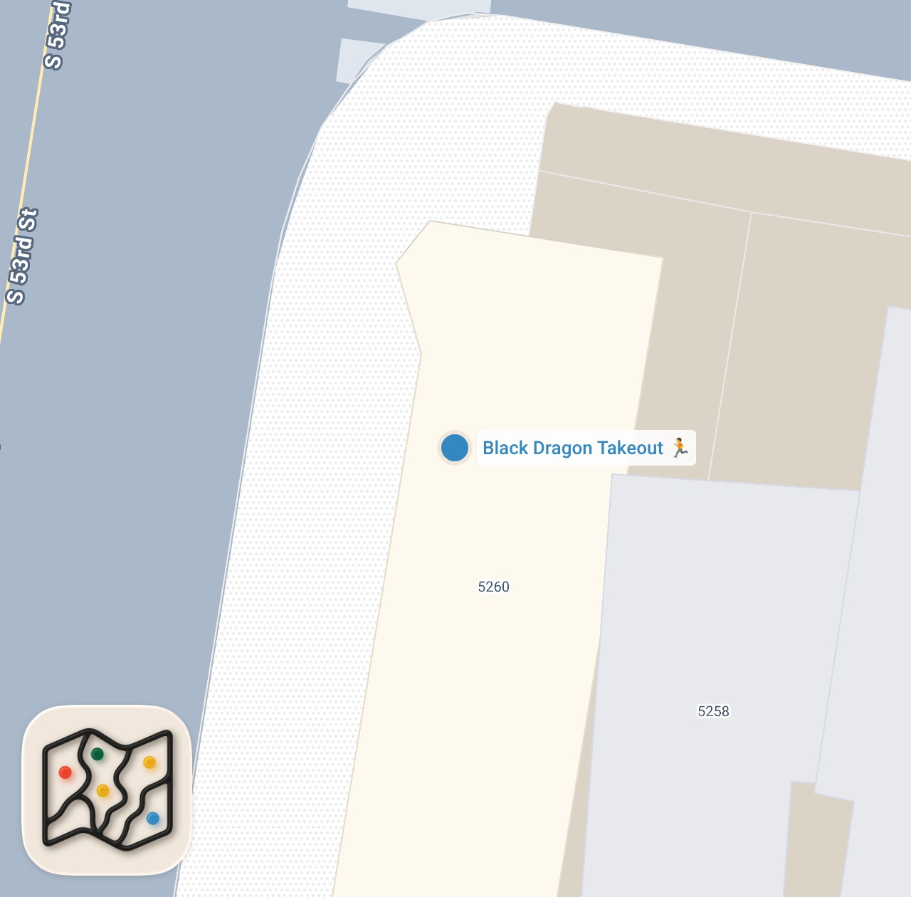 Map preview for 🚨 Oxtail Lo Mein at Black Dragon Takeout in West Philly - CHINESE + SOUL FOOD FUSION