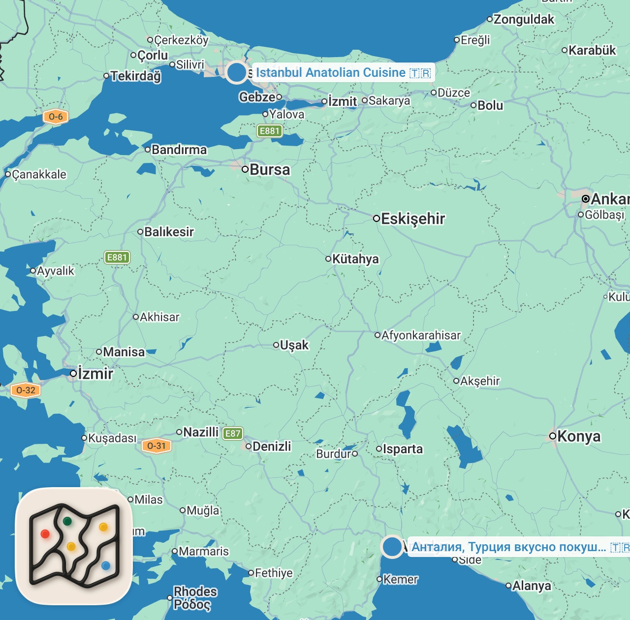 Map preview for УЖИН В АНТАЛЬЕ 2026: 400 ЛИР (680₽) – ЭТО РАЗВОД ИЛИ СЫТНО? СМОТРИТЕ ЧЕК