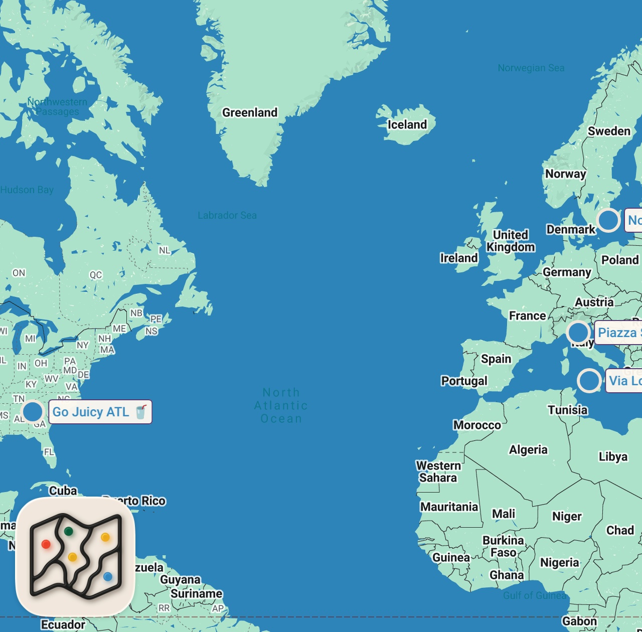Map preview for HOMEMADE PASTA 3-WAYS W/ BOXING CHAMP DEVIN HANEY | THE IN STUDIO SHOW