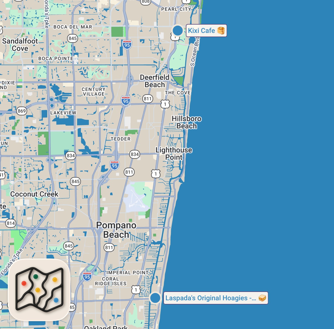 Map preview for Letting My Subscribers Decide Where I Eat For 24 Hours (ANGRY Man Attacked Us)