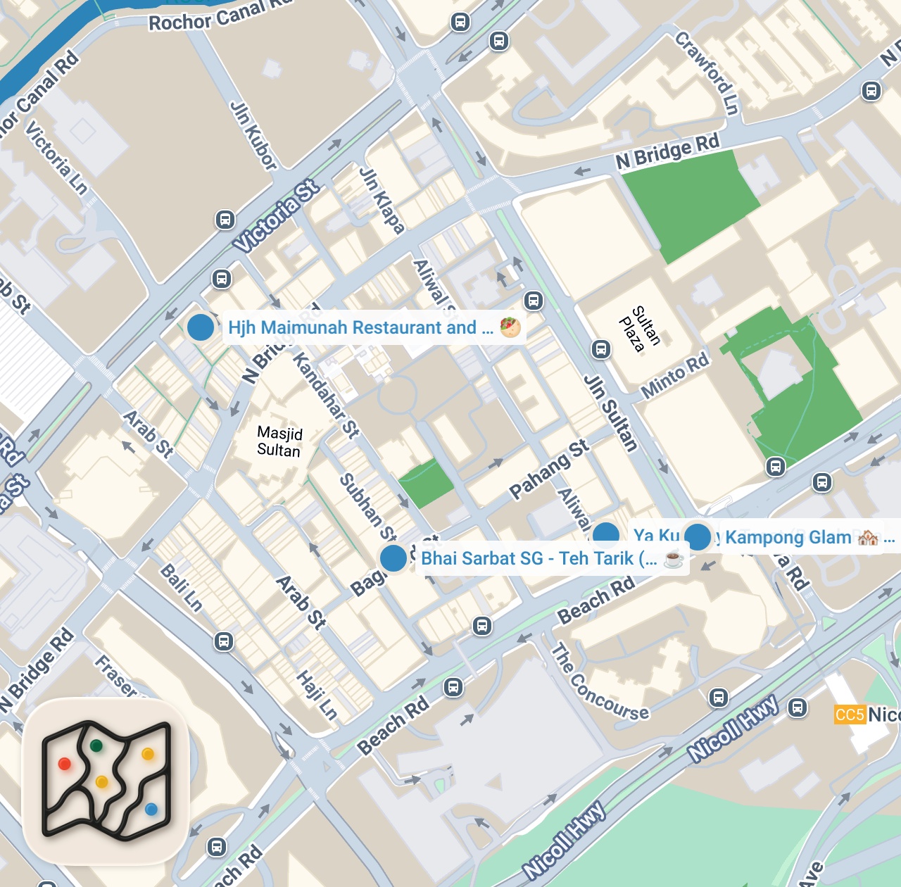 Map preview for Singapore's Food Scene is Top Tier! | Iconic Singapore Food Tour 🇸🇬