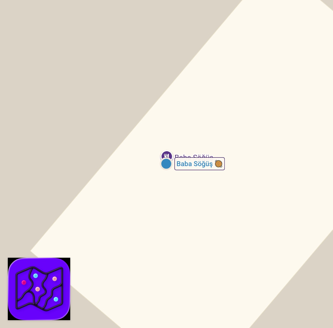 Map of 1 spots from Tereyağında Kuzu Ciğeri! #shorts