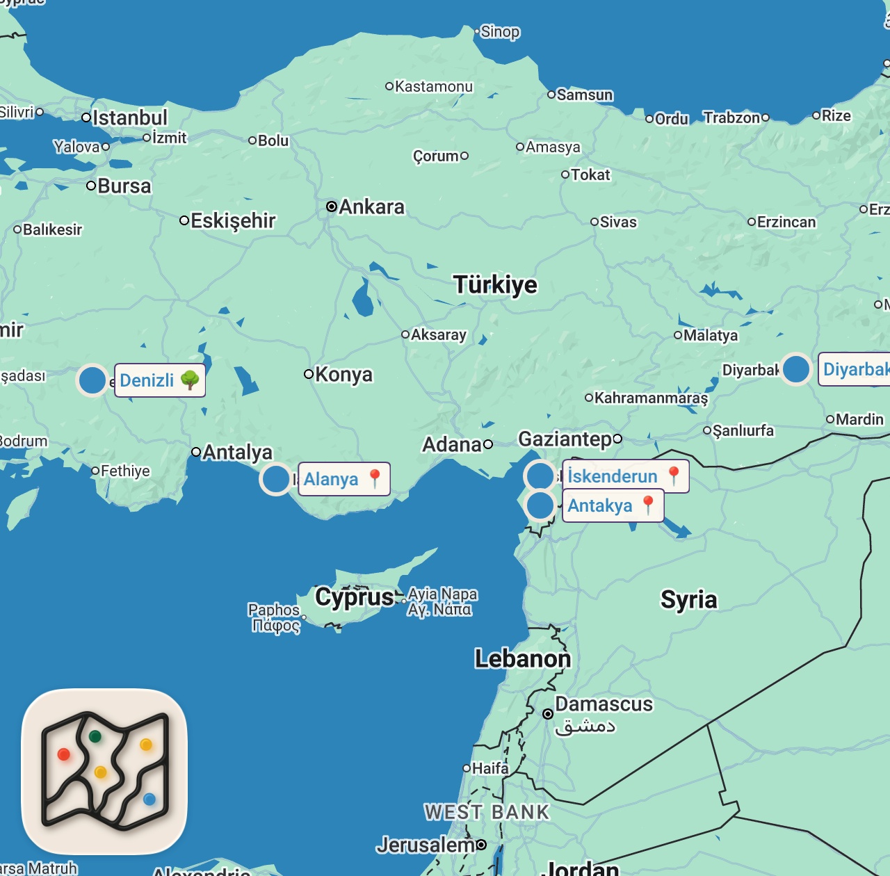 Map preview for YENİ EVİMİZ VLOG!!!