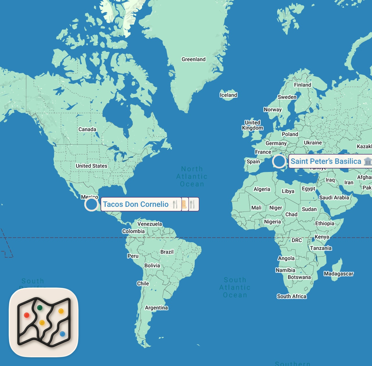 Map preview for Top 20 BEST TACOS & LOCAL EATS in Michoacán Mexico (Ultimate Food Tour)