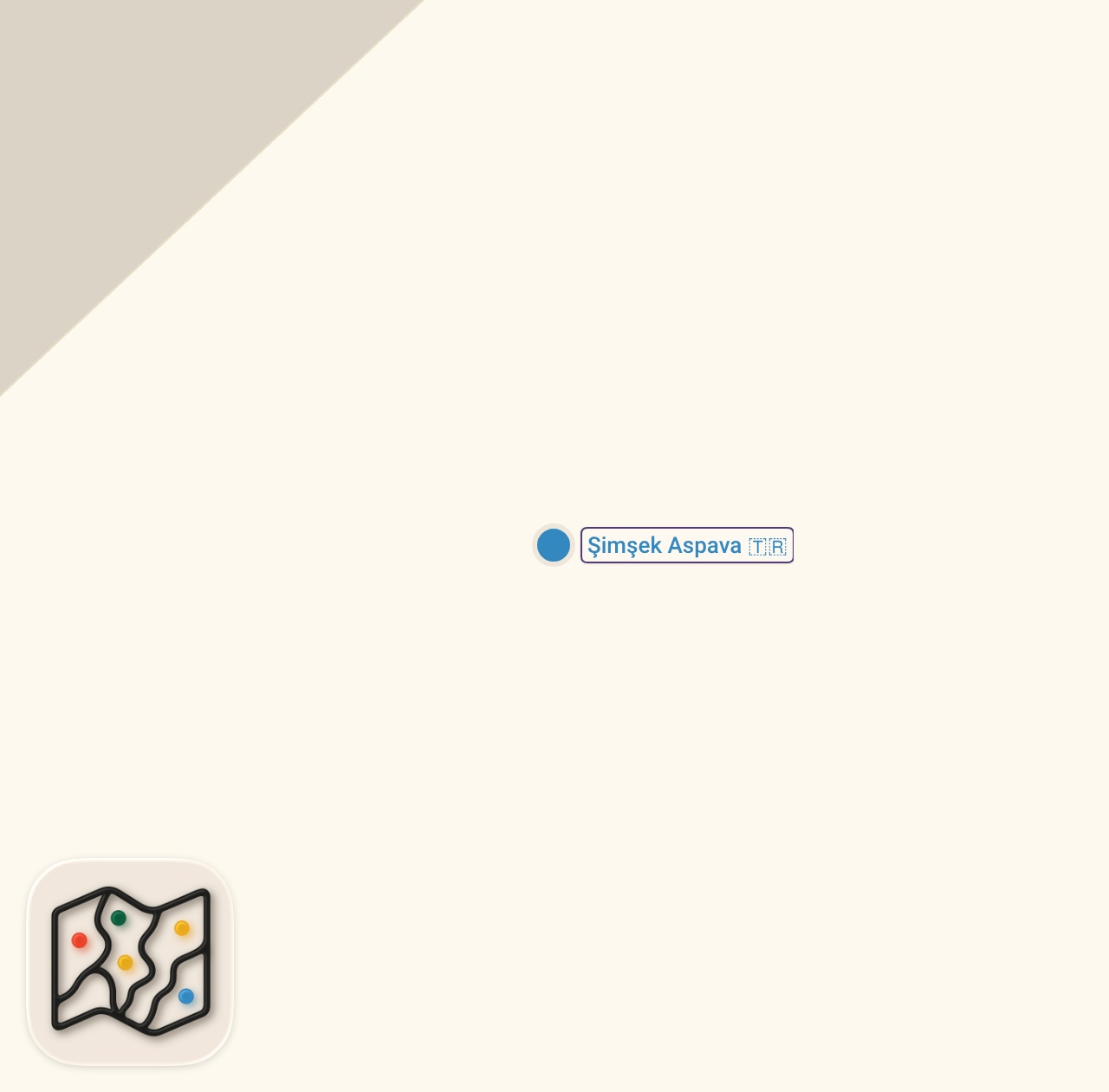 Map of 1 spots from Bİ TAM Bİ ÖĞRENCİ SERİSİ!!!