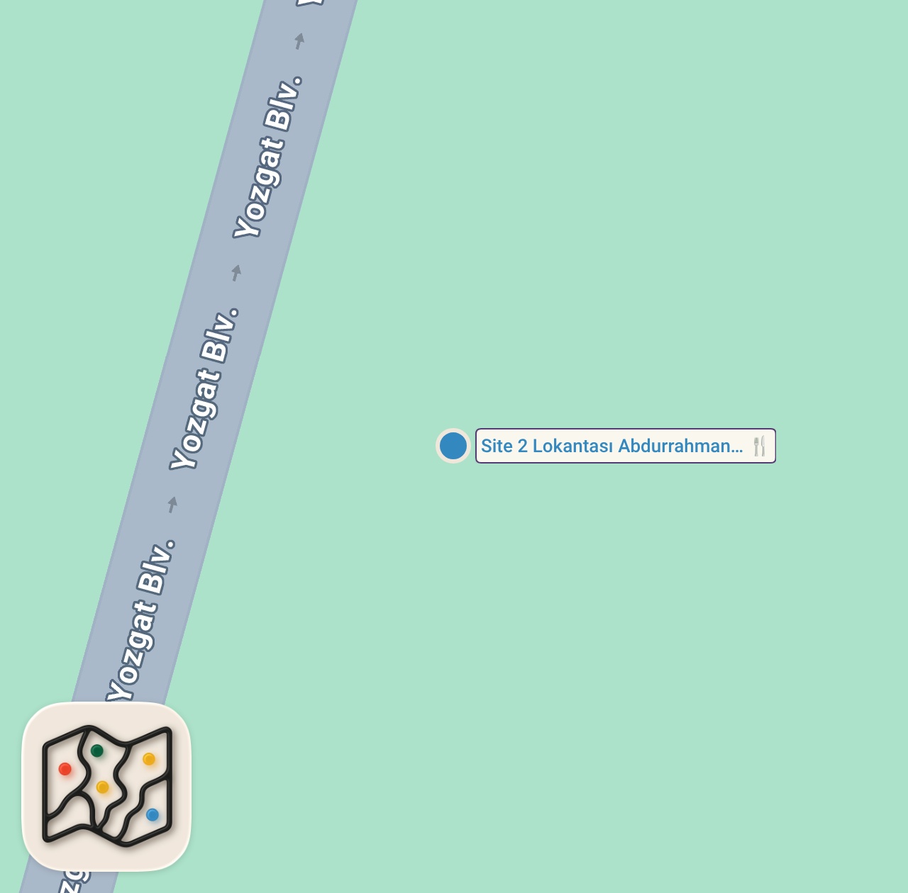 Map preview for TEPSİ BİTER YEMEK BİTER! | SİTE 2 LOKANTASI