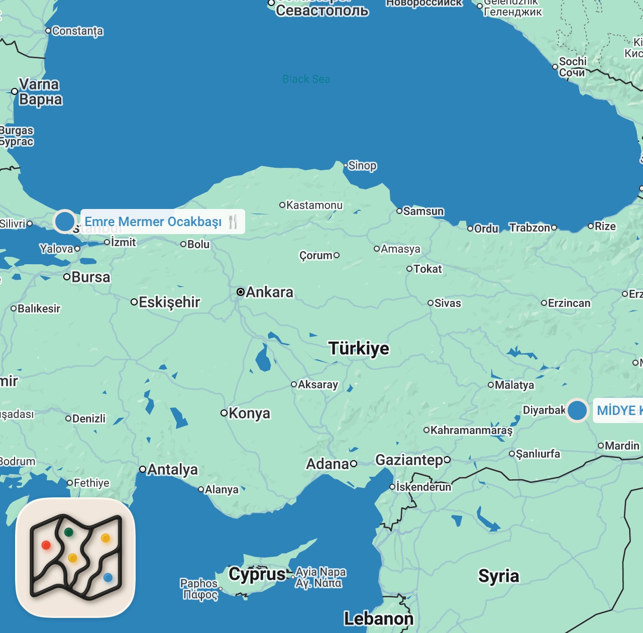 Map preview for NOKTA ATIŞI LEZZETLER (Diyarbakır usulü içli köfte) Hesaplar Senden Bölüm 14 - Ayaküstü Lezzetler