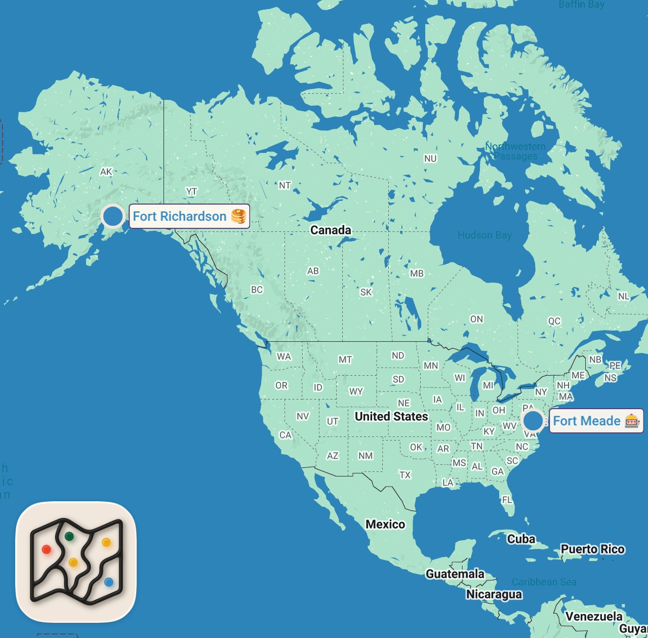 Map preview for Is a Secret Government Pyramid HIDING in Alaska? | The Alaska Triangle | Travel Channel