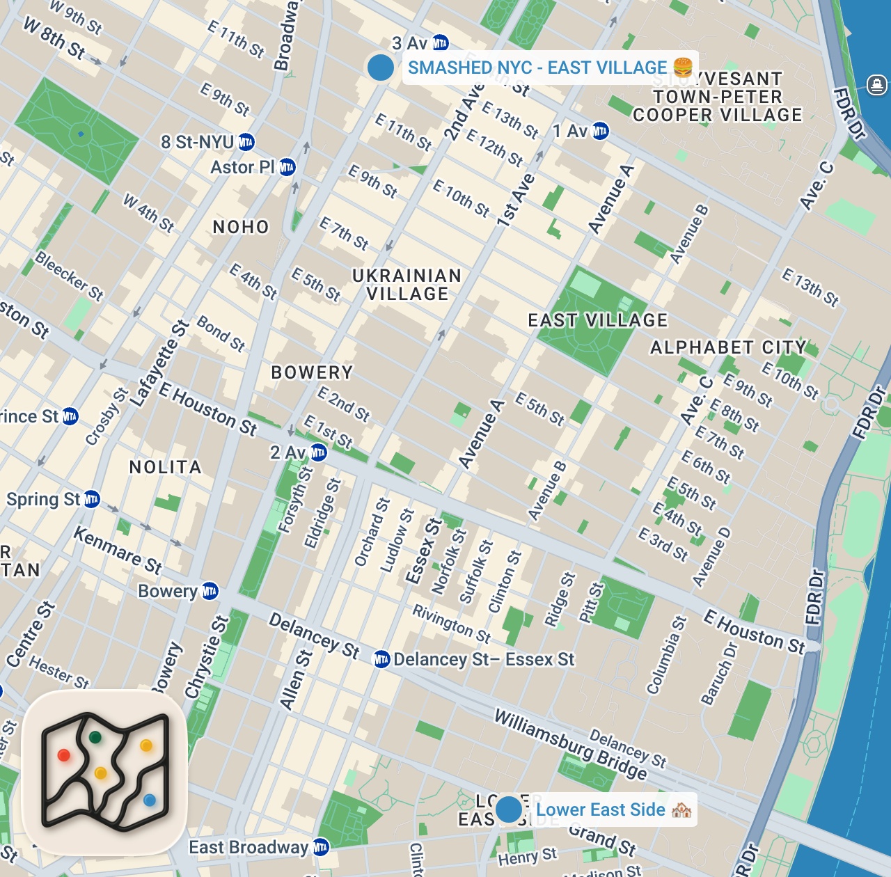 Map preview for RARE CHEESE TASTINGS AND STRENGTH TRAINING AT THE RAP CONCERT WITH ACTION BRONSON AND THE ALCHEMIST