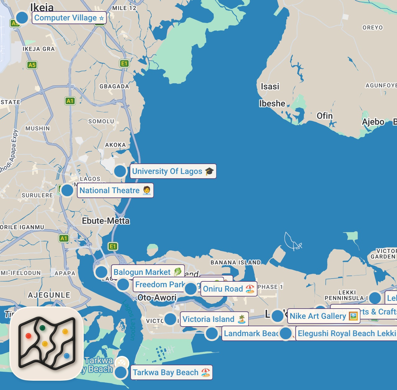 Map preview for Dishonesty, Scams, Constant Hustle Inside The Largest Open Air Market In Lagos, Nigeria 🇳🇬
