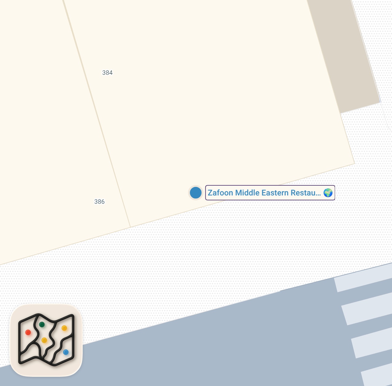 Map of 1 spots from HALAL Saudi Arabian Food in Toronto | Zafoon #toronto #halal #halalornothing #mandi #broastchicken