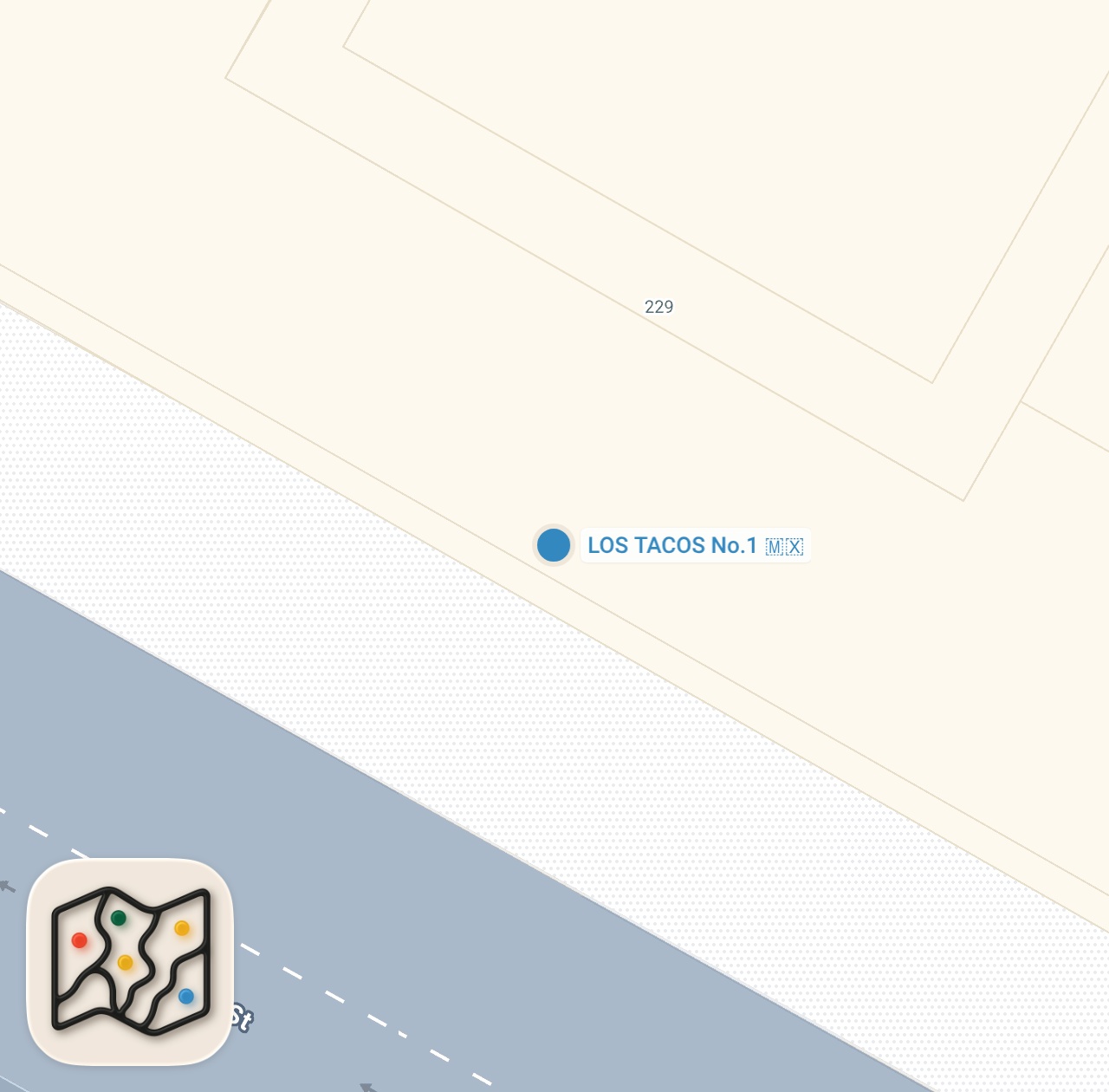 Map preview for Must try tacos in NYC! #tacos #foodie #nycfood
