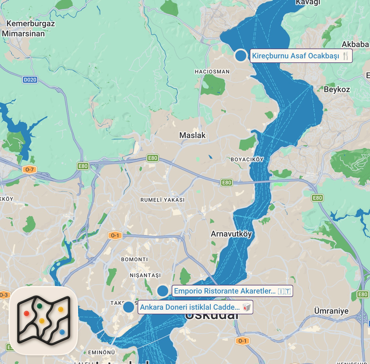 Map preview for ET PEŞİNDE BİR GÜN #2 🥩 | Pastrami Sandviç, Ankara Döneri ve Ocakbaşı Deneyimi