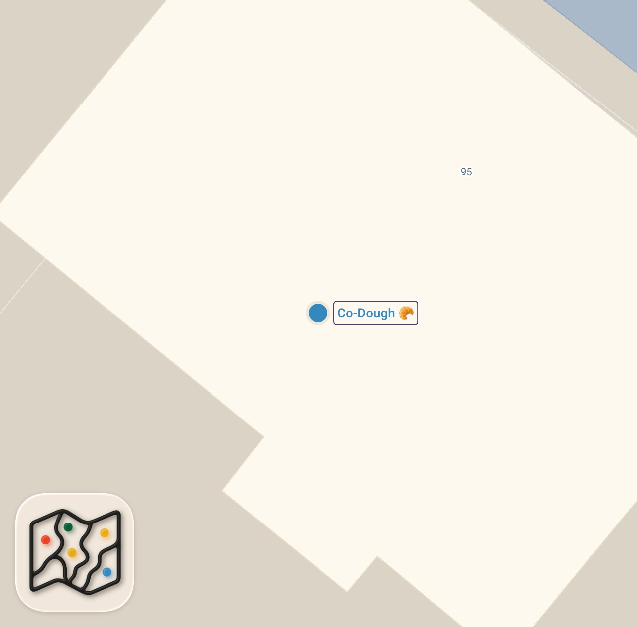 Map of 1 spots from World’s best cinnamon roll???