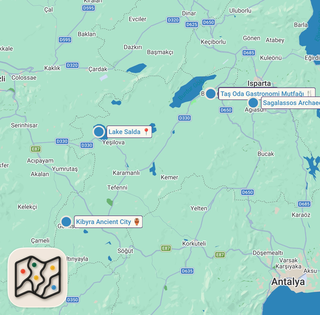 Map preview for Türkiye’de Güzelliği En Az Bilinen Şehirlerden Biri #türkiye #turkey