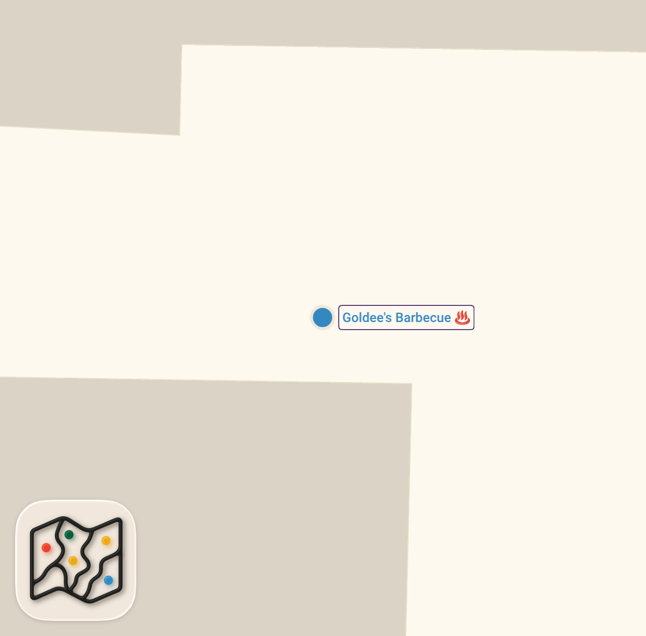Map preview for How Goldee's BBQ Earned Its Spot at No. 1 in Texas — Smoke Point