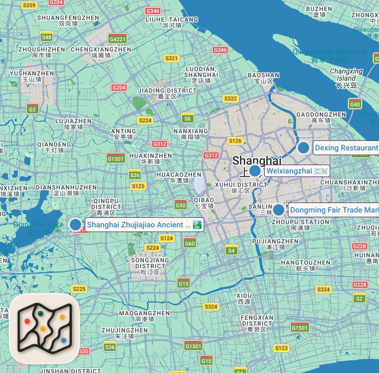 Map of 🇨🇳 48 Hours of CHINESE STREET FOOD in Shanghai Like You've NEVER SEEN Before!