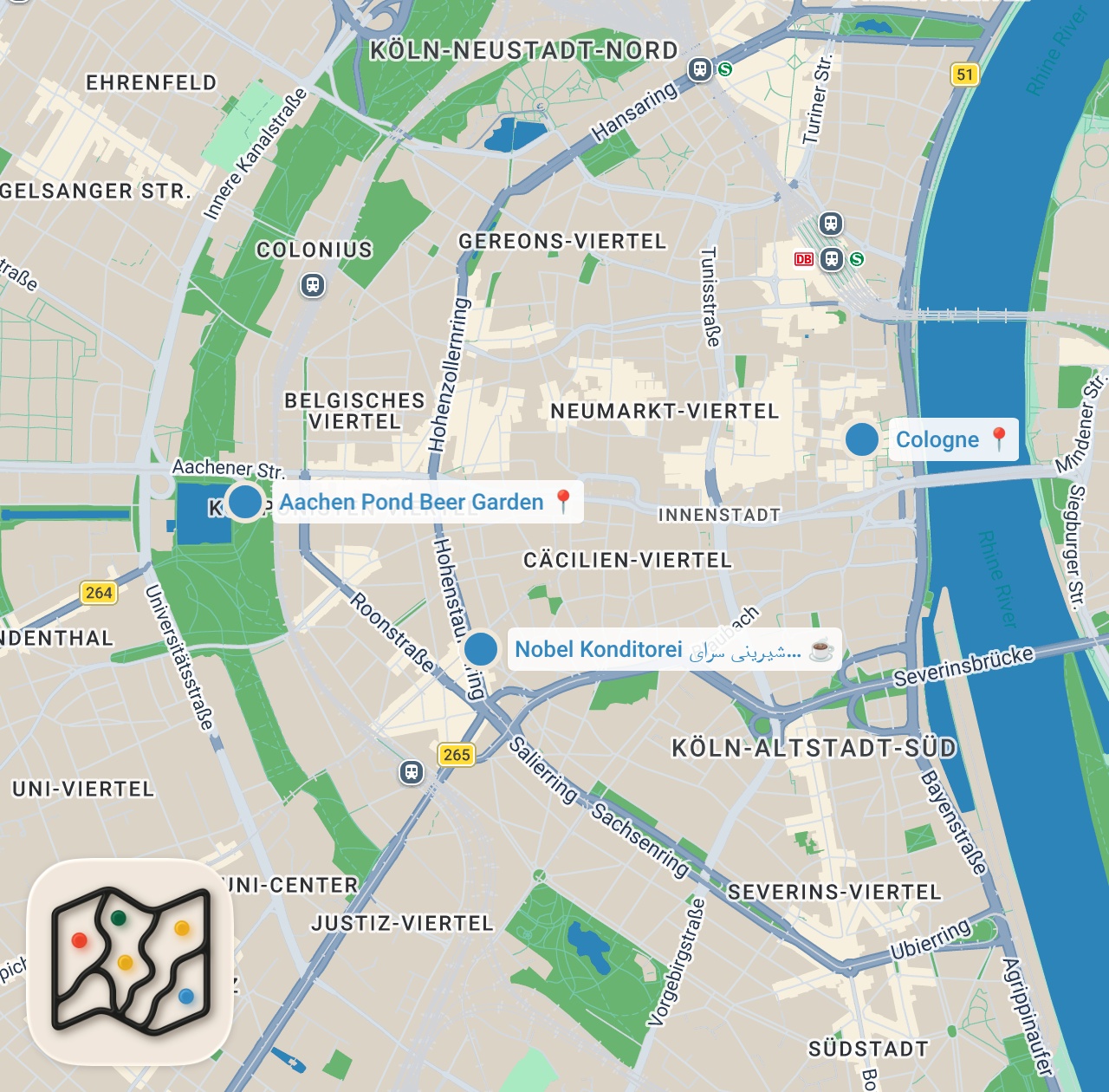 Map preview for Must Eat German Food | The Ultimate German Food Tour