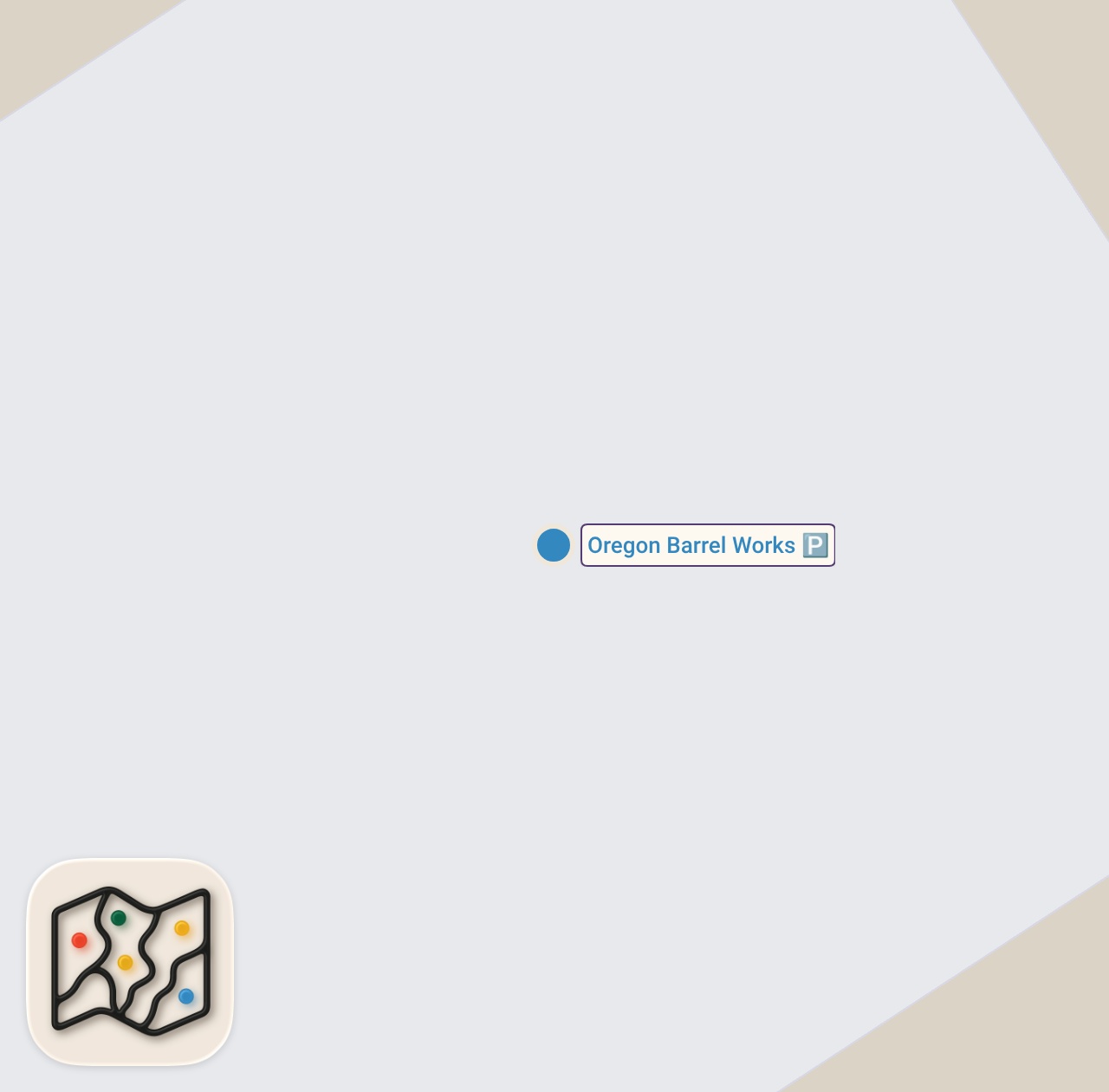 Map of 1 spots from How the NY Cooperage Makes Up to 100 Whiskey Barrels a Week — Handmade