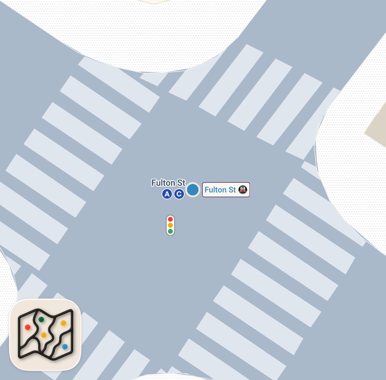 Map of 1 spots from Trying to bake cookies INSIDE A NYC SUBWAY STATION #shorts