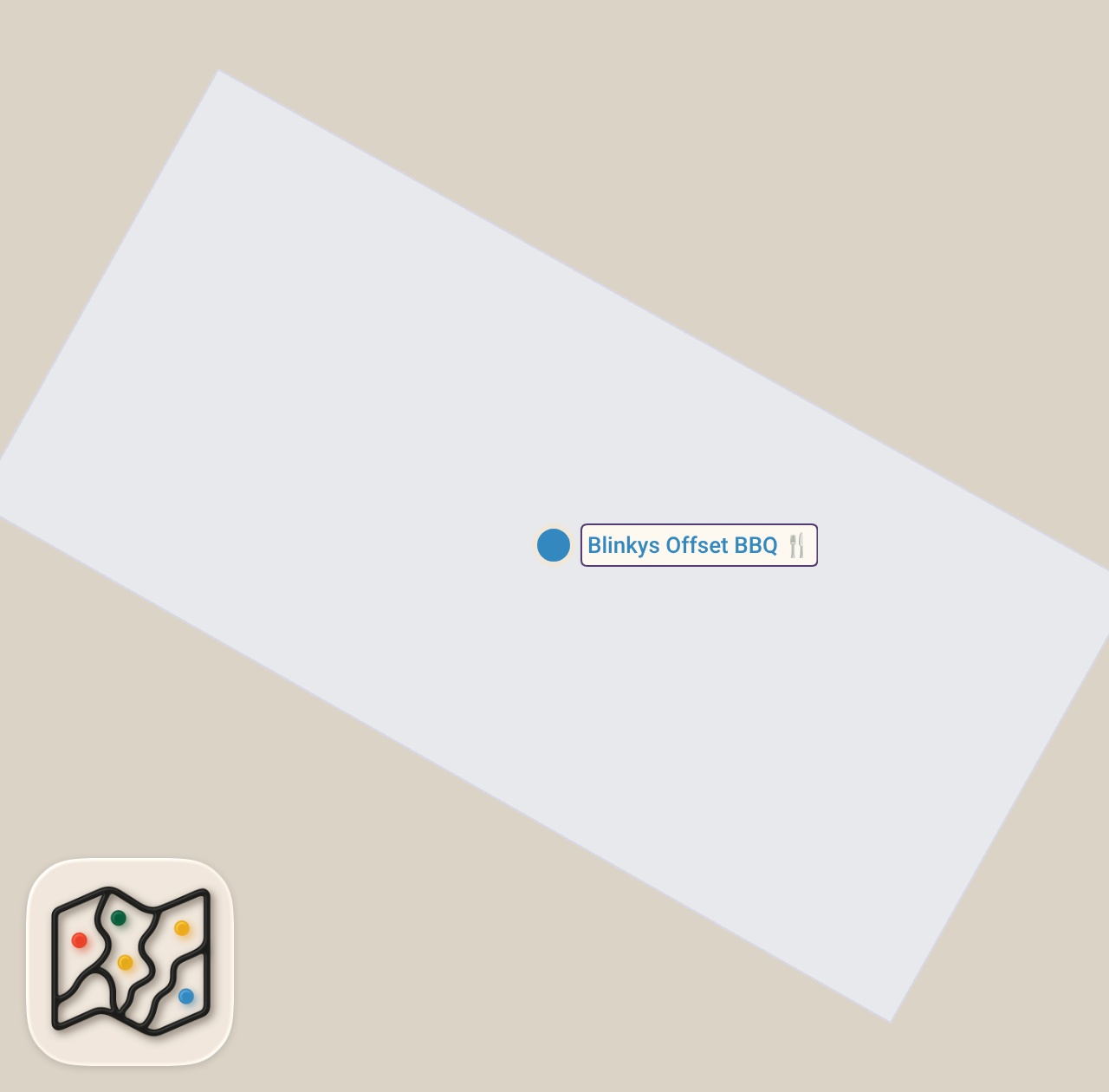 Map of 1 spots from Eating At A Restaurant With NO Reviews... (Shocking result)