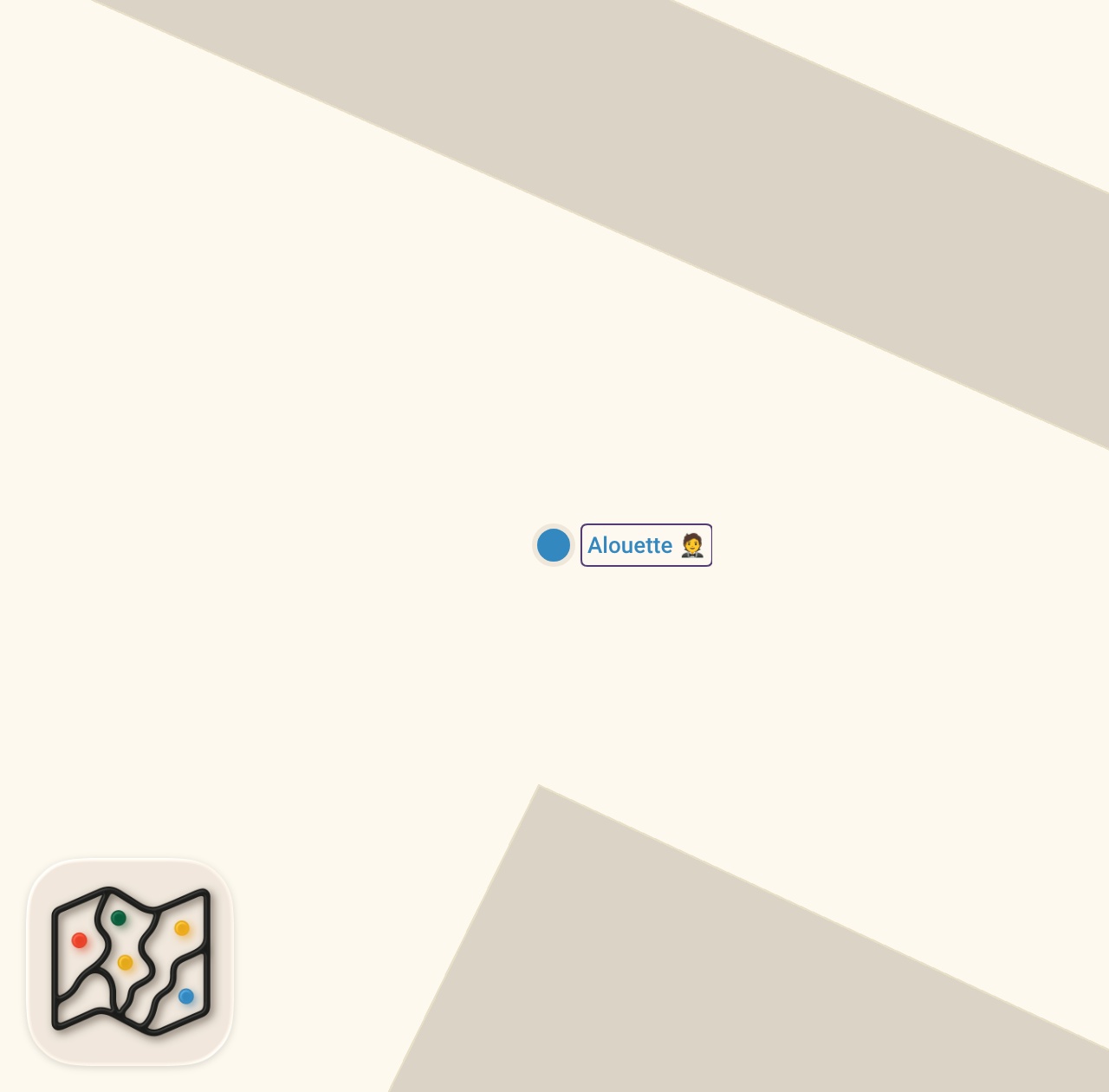 Map preview for 1 MICHELIN STAR | Alouette, Copenhagen