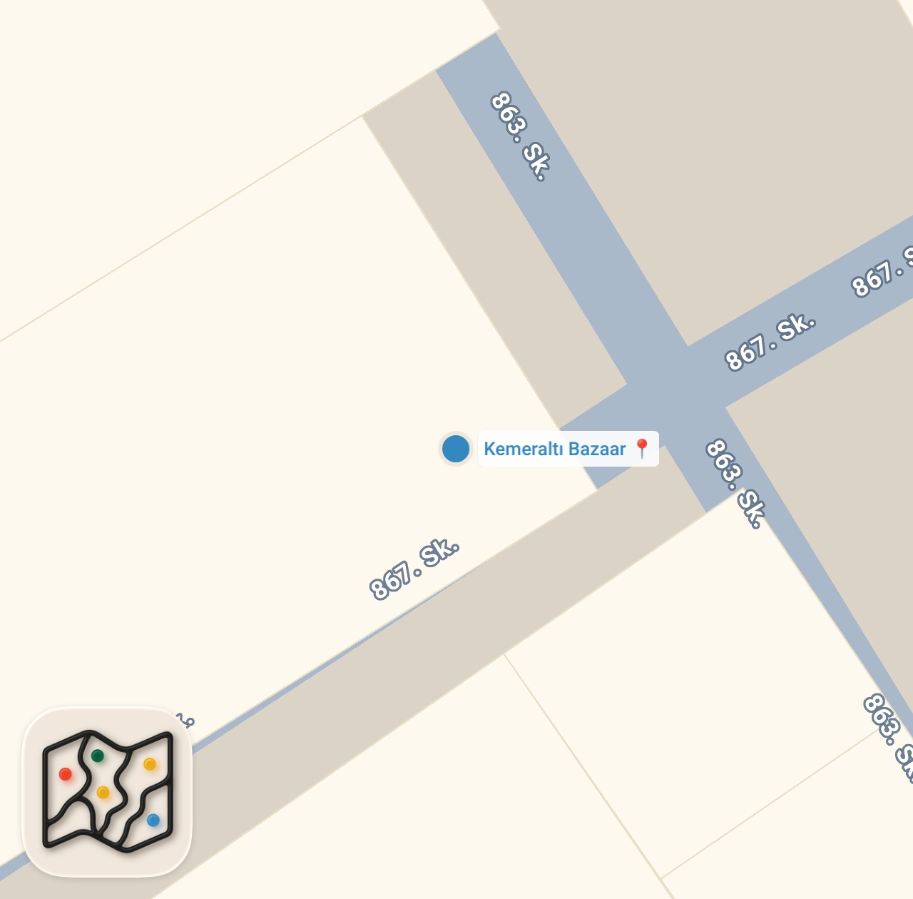 Map preview for İZMİR KEMERALTINDA NE YENİR?