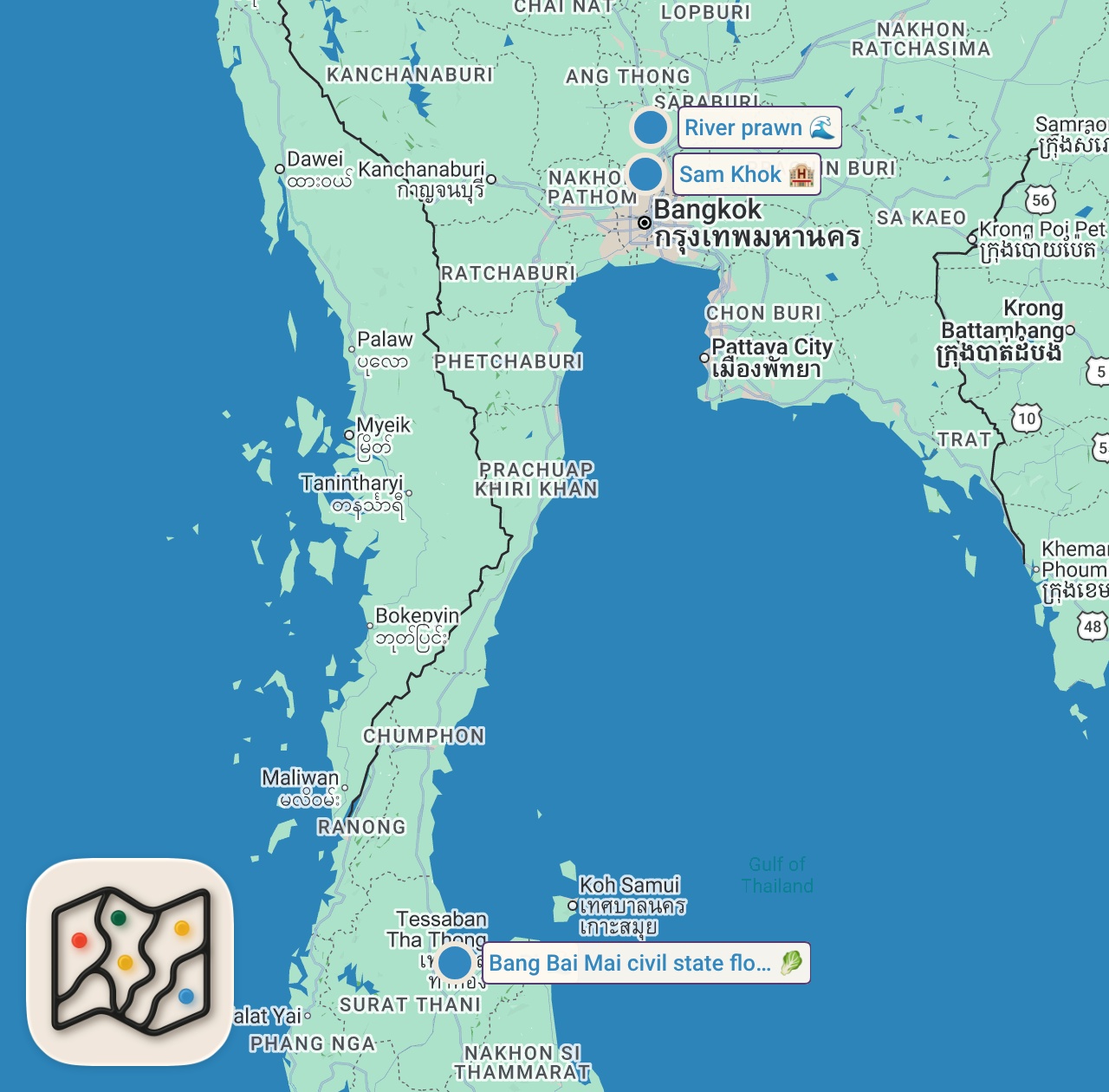 Map preview for How a Master Chef Catches Thailand’s Giant River Prawns for an Ancient Thai Dish — Made in Thailand