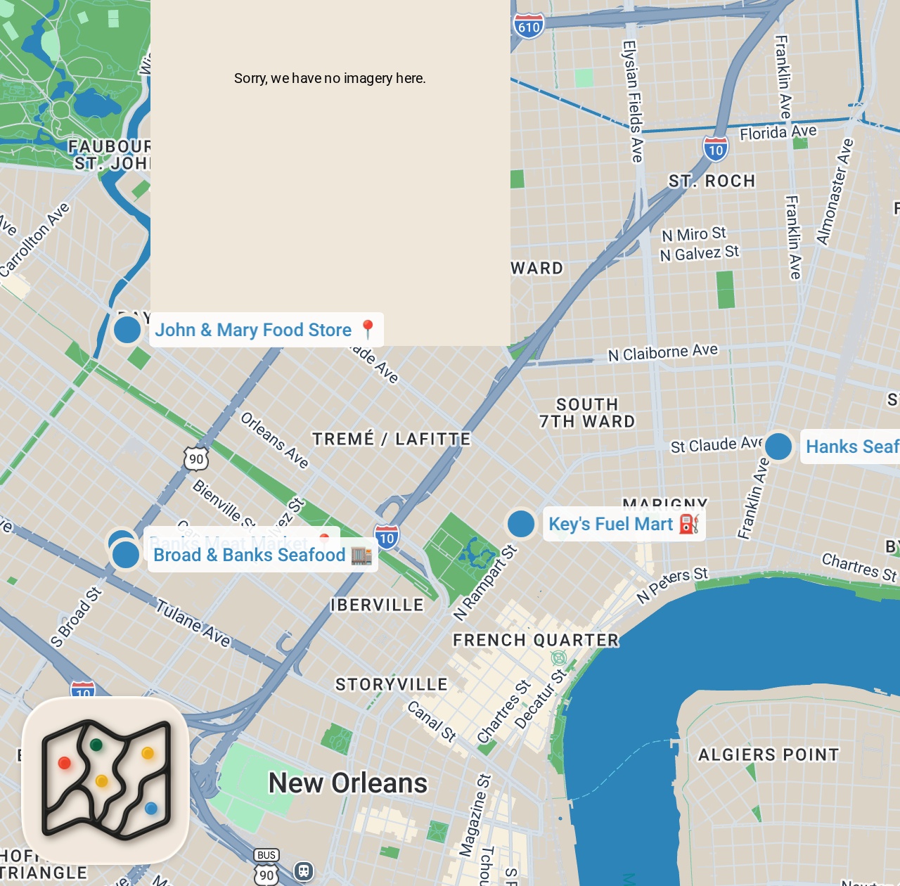 Map preview for We Found America's BEST Fried Chicken!! (No More KFC)