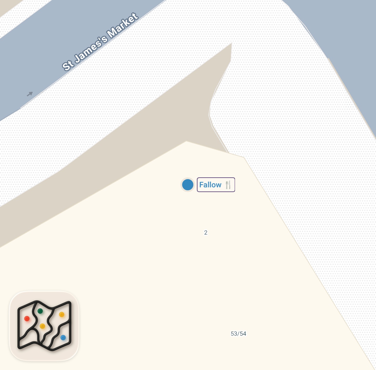 Map of 1 spots from I Found London's #1 MUST TRY Restaurant! Fallow Restaurant Review