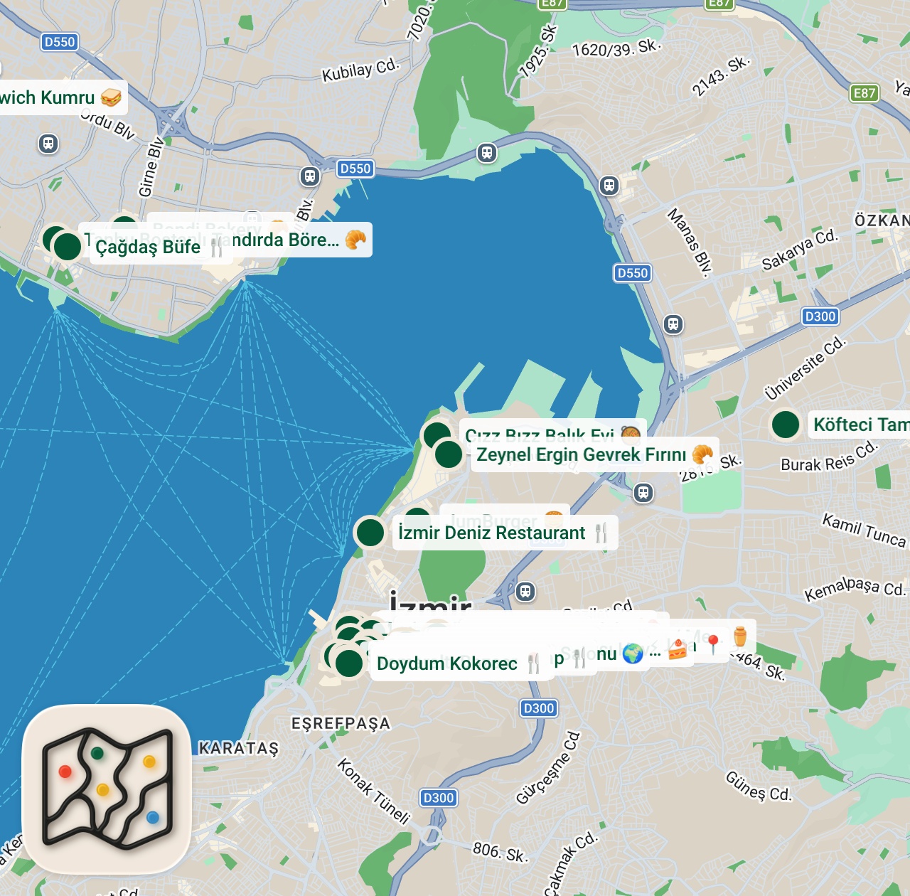 Map preview for Izmir