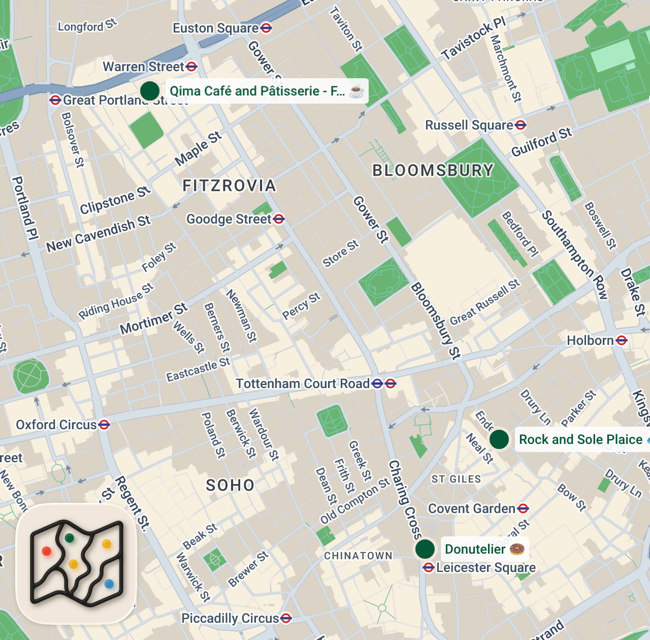 Map preview for London