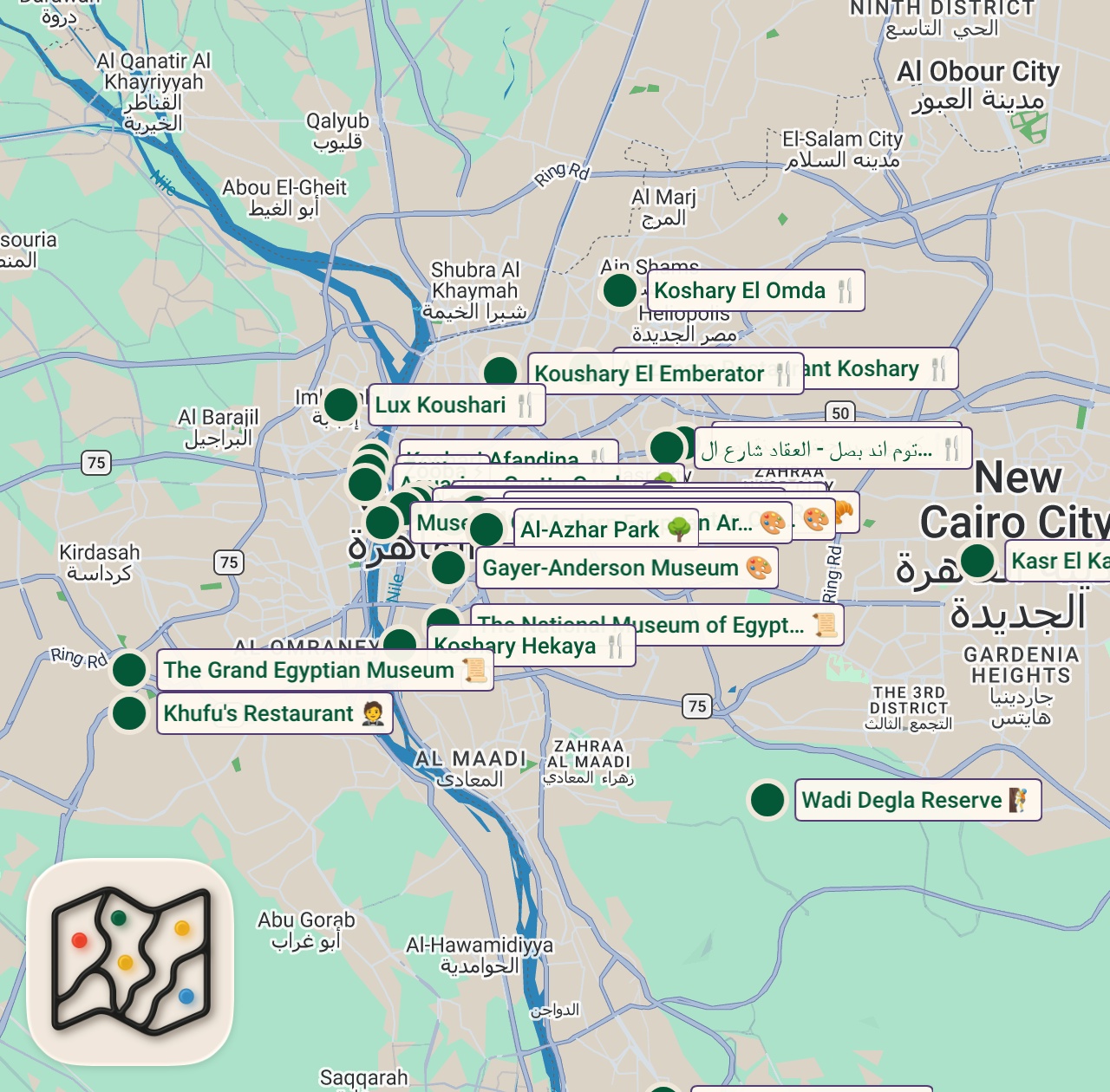 Shared map of 35 spots from New Map 2