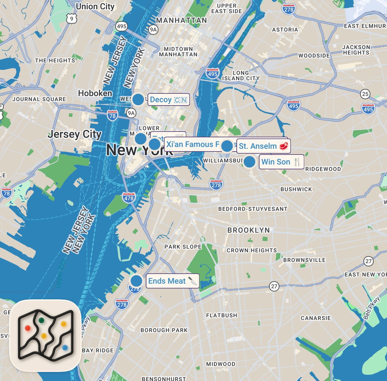 Map preview for Dry-Aging, Whole-Animal Butchery, and Tons of Meat | Prime Time Marathon