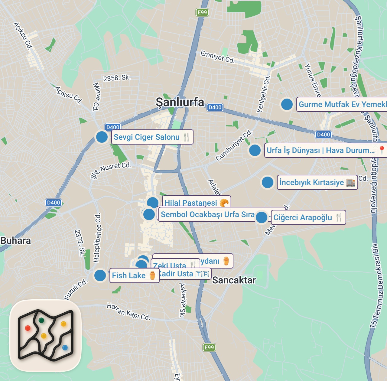 Map preview for 3 SAATTE 6000 TL SERİSİ!!! ŞANLIURFA