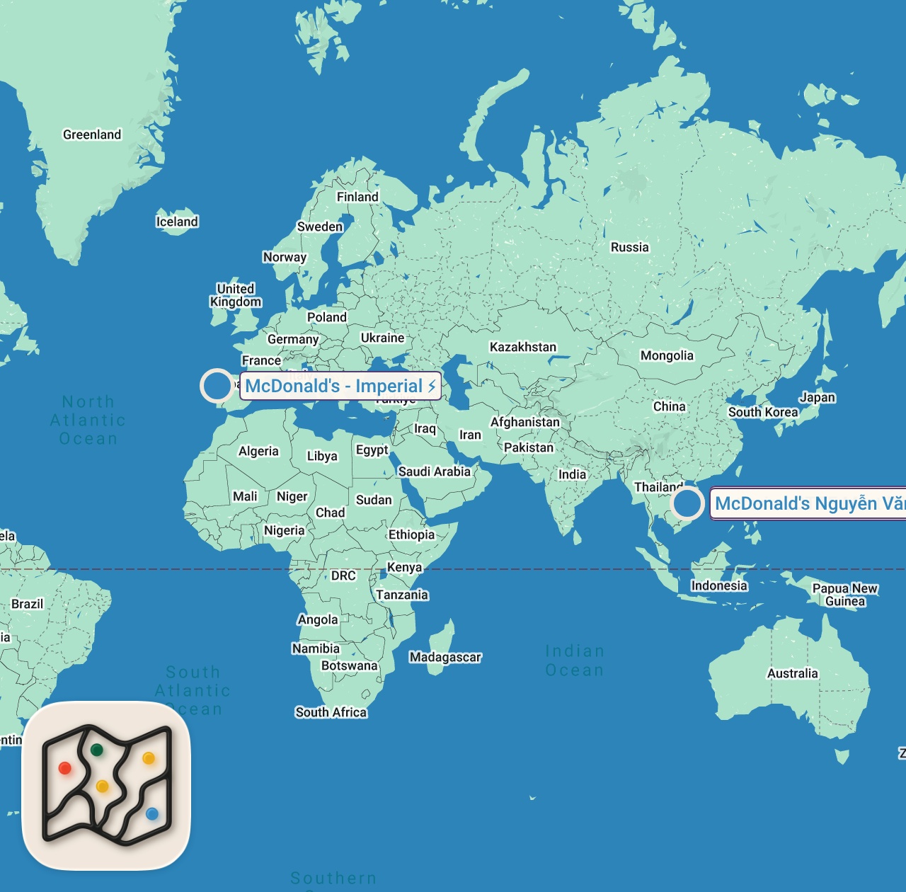 Map preview for Is Lotteria DESTROYING McDonald's In ASIA??? | Double Burger VS Big Mac Showdown