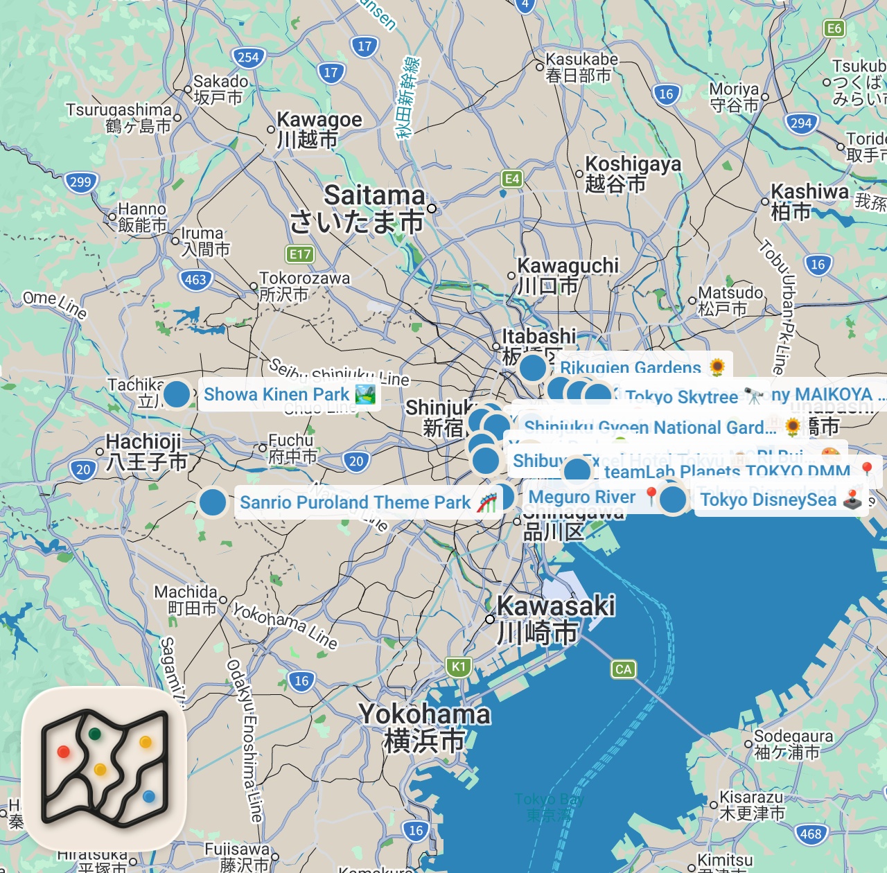 Map preview for Japan Cherry Blossom Season 🌸 What I Wish I Knew!